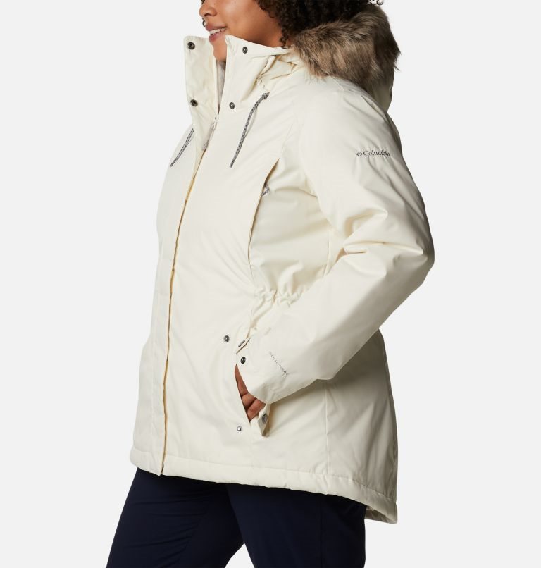 Columbia Suttle Mountain II Isolerte Jakker Dame Pisket Krem | Plus Size 73125Z